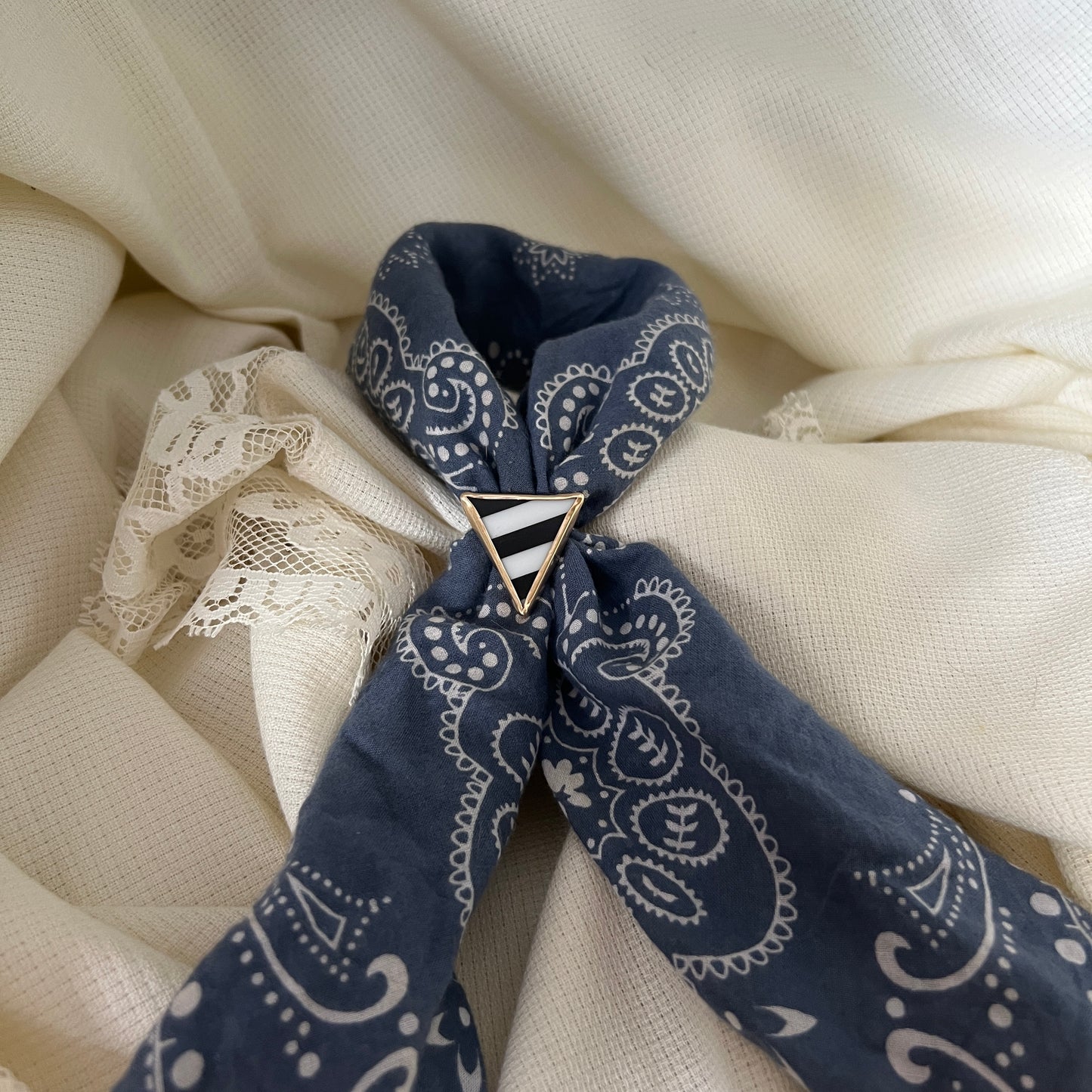 Porcelain Scarf Slide