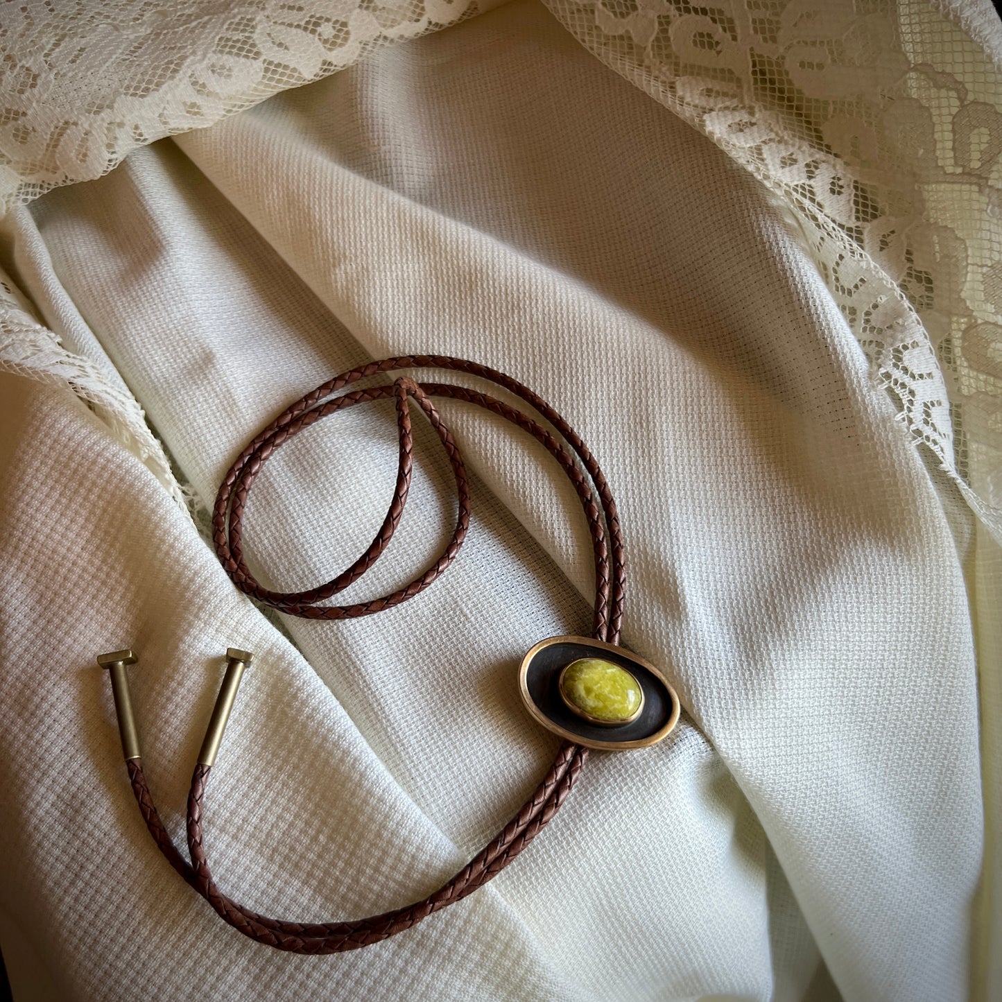 Connemara Marble & Brass Bolo