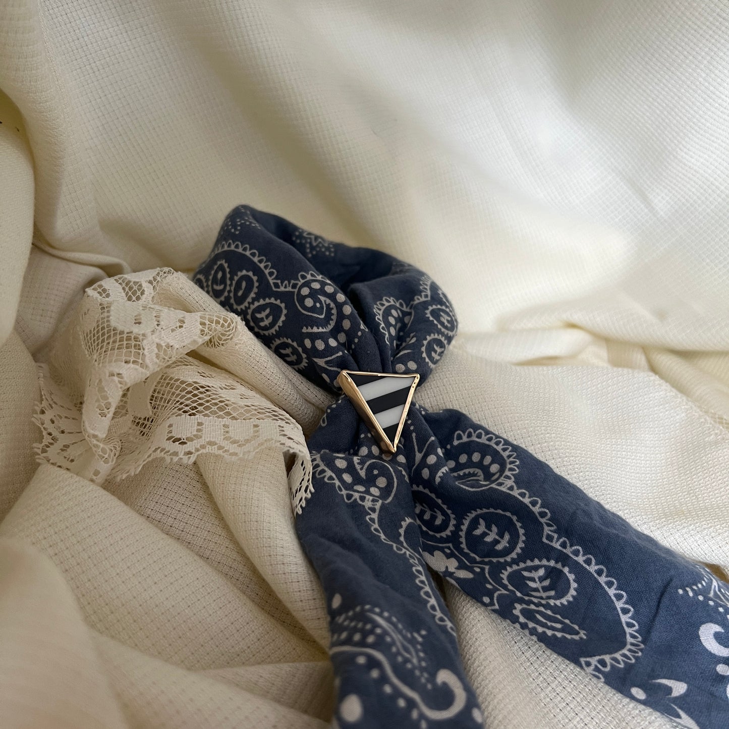 Porcelain Scarf Slide