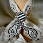 Porcelain Shadowbox Scarf Slide