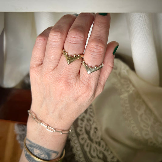 Five Point Chevron Ring
