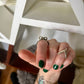 Deep V Midi Ring