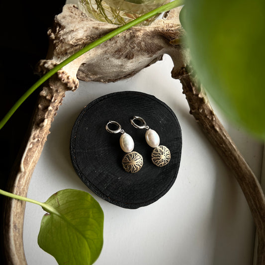 Freshwater Pearl Huggies