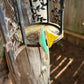 Glass & Brass Retro Split Ring