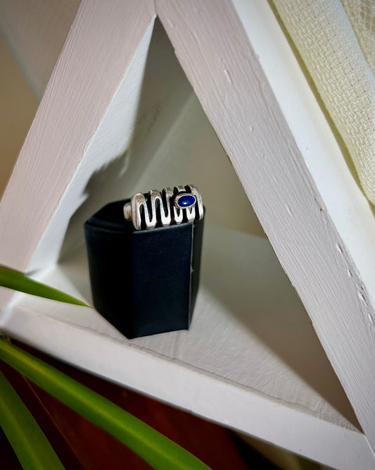 Lapis Lazy River Ring