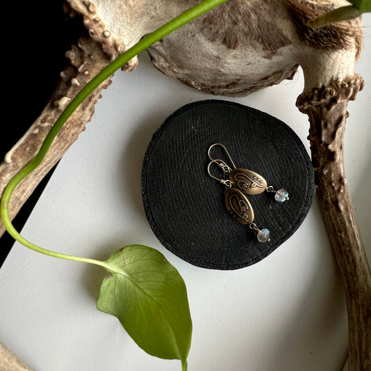 Tulip & Labradorite Hangers