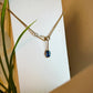 Kyanite Prong Pendant Necklace