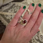 Deep V Midi Ring