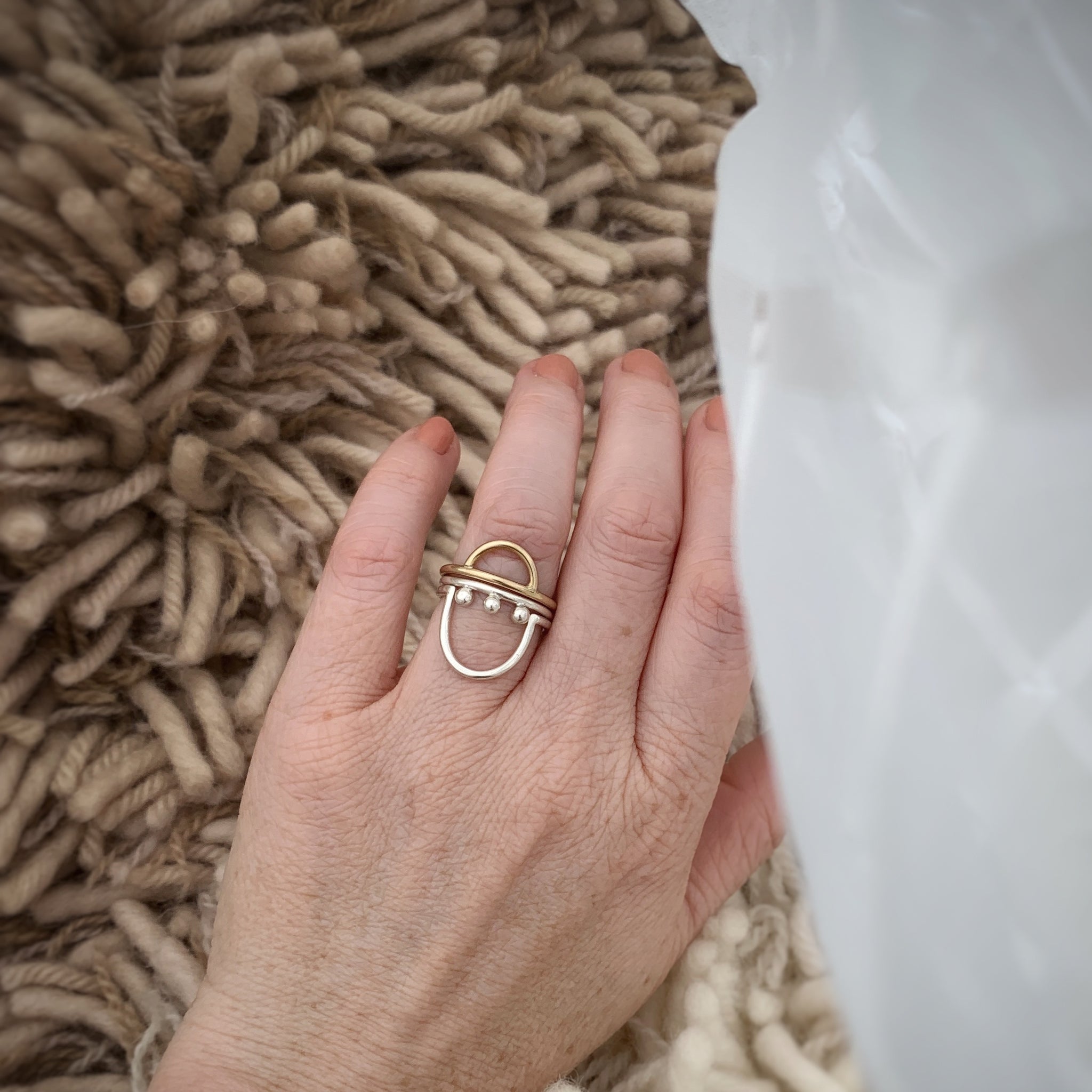 Crown Stacker Ring